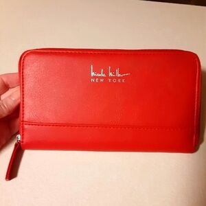RED NICOLE MILLER WALLET